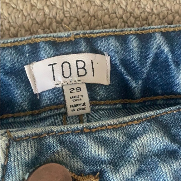 Tobi distressed ripped jeans. Size 29 - Picture 3 of 4